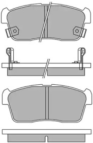 Комплект тормозных колодок AISIN ASN-2155